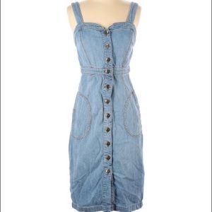 (Anthropologie) denim casual dress